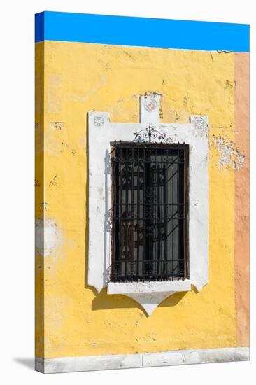 ¡Viva Mexico! Collection - Dark Yellow Window - Campeche-Philippe Hugonnard-Stretched Canvas