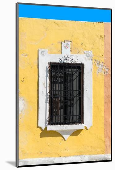 ¡Viva Mexico! Collection - Dark Yellow Window - Campeche-Philippe Hugonnard-Mounted Photographic Print