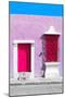¡Viva Mexico! Collection - Deep Pink and Thistle Facade - Campeche-Philippe Hugonnard-Mounted Photographic Print