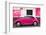 ¡Viva Mexico! Collection - Deep Pink VW Beetle Car and American Graffiti-Philippe Hugonnard-Framed Photographic Print