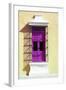 ¡Viva Mexico! Collection - Deep Pink Window and Yellow Wall in Campeche-Philippe Hugonnard-Framed Photographic Print