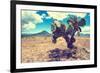 ¡Viva Mexico! Collection - Desert Landscape - Puebla III-Philippe Hugonnard-Framed Photographic Print
