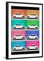 ¡Viva Mexico! Collection - Eight VW Beetle Cars-Philippe Hugonnard-Framed Photographic Print