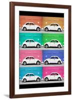 ¡Viva Mexico! Collection - Eight VW Beetle Cars-Philippe Hugonnard-Framed Photographic Print