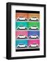 ¡Viva Mexico! Collection - Eight VW Beetle Cars-Philippe Hugonnard-Framed Photographic Print