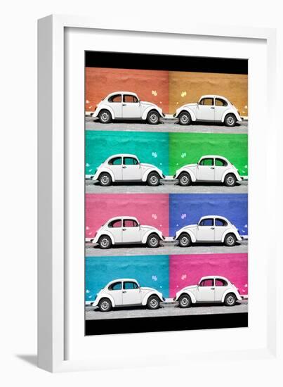 ¡Viva Mexico! Collection - Eight VW Beetle Cars-Philippe Hugonnard-Framed Photographic Print