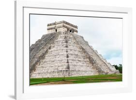 ¡Viva Mexico! Collection - El Castillo Pyramid - Chichen Itza IV-Philippe Hugonnard-Framed Photographic Print