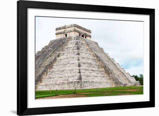 ¡Viva Mexico! Collection - El Castillo Pyramid - Chichen Itza IV-Philippe Hugonnard-Framed Photographic Print