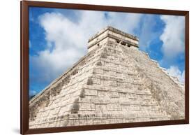 ¡Viva Mexico! Collection - El Castillo Pyramid - Chichen Itza-Philippe Hugonnard-Framed Photographic Print