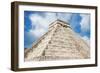 ¡Viva Mexico! Collection - El Castillo Pyramid - Chichen Itza-Philippe Hugonnard-Framed Photographic Print