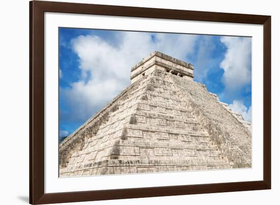 ¡Viva Mexico! Collection - El Castillo Pyramid - Chichen Itza-Philippe Hugonnard-Framed Photographic Print