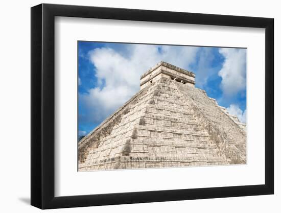 ¡Viva Mexico! Collection - El Castillo Pyramid - Chichen Itza-Philippe Hugonnard-Framed Photographic Print