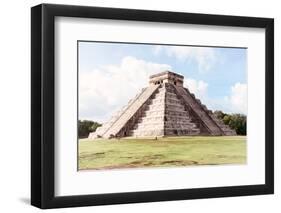 ¡Viva Mexico! Collection - El Castillo Pyramid in Chichen Itza I-Philippe Hugonnard-Framed Photographic Print
