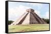 ¡Viva Mexico! Collection - El Castillo Pyramid in Chichen Itza I-Philippe Hugonnard-Framed Stretched Canvas