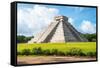 ¡Viva Mexico! Collection - El Castillo Pyramid in Chichen Itza II-Philippe Hugonnard-Framed Stretched Canvas