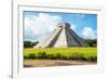 ¡Viva Mexico! Collection - El Castillo Pyramid in Chichen Itza II-Philippe Hugonnard-Framed Photographic Print