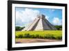 ¡Viva Mexico! Collection - El Castillo Pyramid in Chichen Itza II-Philippe Hugonnard-Framed Photographic Print