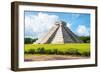 ¡Viva Mexico! Collection - El Castillo Pyramid in Chichen Itza II-Philippe Hugonnard-Framed Photographic Print