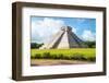 ¡Viva Mexico! Collection - El Castillo Pyramid in Chichen Itza II-Philippe Hugonnard-Framed Photographic Print