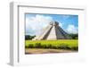 ¡Viva Mexico! Collection - El Castillo Pyramid in Chichen Itza II-Philippe Hugonnard-Framed Photographic Print