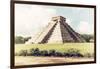 ¡Viva Mexico! Collection - El Castillo Pyramid in Chichen Itza III-Philippe Hugonnard-Framed Photographic Print