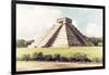 ¡Viva Mexico! Collection - El Castillo Pyramid in Chichen Itza III-Philippe Hugonnard-Framed Photographic Print