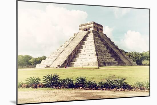 ¡Viva Mexico! Collection - El Castillo Pyramid in Chichen Itza III-Philippe Hugonnard-Mounted Photographic Print