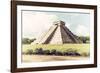 ¡Viva Mexico! Collection - El Castillo Pyramid in Chichen Itza III-Philippe Hugonnard-Framed Photographic Print