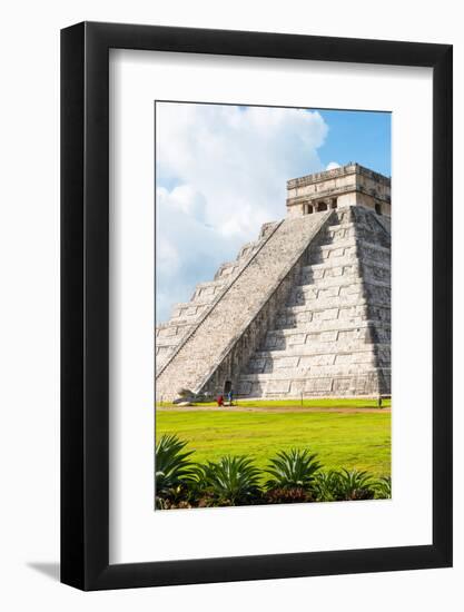 ¡Viva Mexico! Collection - El Castillo Pyramid in Chichen Itza IV-Philippe Hugonnard-Framed Photographic Print