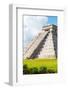 ¡Viva Mexico! Collection - El Castillo Pyramid in Chichen Itza IV-Philippe Hugonnard-Framed Photographic Print