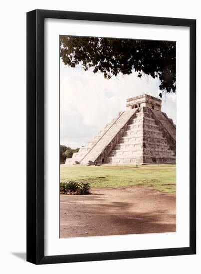 ?Viva Mexico! Collection - El Castillo Pyramid in Chichen Itza IX-Philippe Hugonnard-Framed Photographic Print