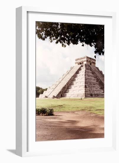 ?Viva Mexico! Collection - El Castillo Pyramid in Chichen Itza IX-Philippe Hugonnard-Framed Photographic Print