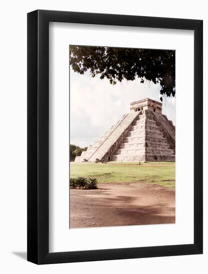 ?Viva Mexico! Collection - El Castillo Pyramid in Chichen Itza IX-Philippe Hugonnard-Framed Photographic Print