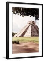 ?Viva Mexico! Collection - El Castillo Pyramid in Chichen Itza IX-Philippe Hugonnard-Framed Photographic Print