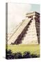 ¡Viva Mexico! Collection - El Castillo Pyramid in Chichen Itza V-Philippe Hugonnard-Stretched Canvas