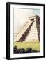 ¡Viva Mexico! Collection - El Castillo Pyramid in Chichen Itza V-Philippe Hugonnard-Framed Premium Photographic Print