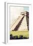 ¡Viva Mexico! Collection - El Castillo Pyramid in Chichen Itza V-Philippe Hugonnard-Framed Premium Photographic Print