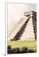 ¡Viva Mexico! Collection - El Castillo Pyramid in Chichen Itza V-Philippe Hugonnard-Framed Photographic Print