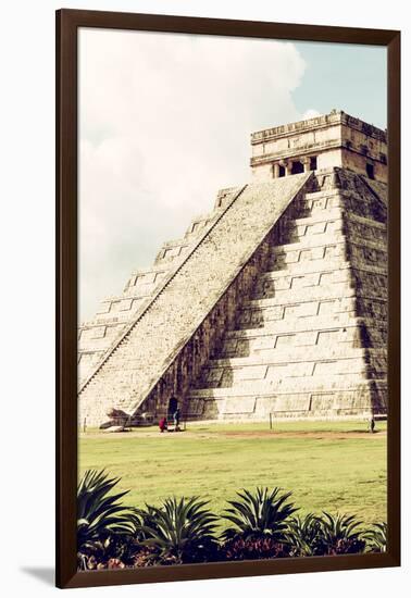 ¡Viva Mexico! Collection - El Castillo Pyramid in Chichen Itza V-Philippe Hugonnard-Framed Photographic Print