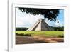 ¡Viva Mexico! Collection - El Castillo Pyramid in Chichen Itza VI-Philippe Hugonnard-Framed Photographic Print