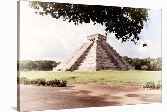 ¡Viva Mexico! Collection - El Castillo Pyramid in Chichen Itza VII-Philippe Hugonnard-Stretched Canvas