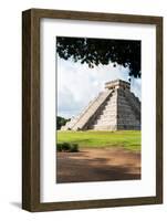 ¡Viva Mexico! Collection - El Castillo Pyramid in Chichen Itza VIII-Philippe Hugonnard-Framed Photographic Print