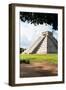 ¡Viva Mexico! Collection - El Castillo Pyramid in Chichen Itza VIII-Philippe Hugonnard-Framed Photographic Print