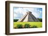 ¡Viva Mexico! Collection - El Castillo Pyramid in Chichen Itza X-Philippe Hugonnard-Framed Photographic Print