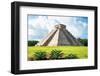 ¡Viva Mexico! Collection - El Castillo Pyramid in Chichen Itza X-Philippe Hugonnard-Framed Photographic Print