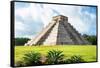 ¡Viva Mexico! Collection - El Castillo Pyramid in Chichen Itza X-Philippe Hugonnard-Framed Stretched Canvas