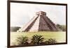 ¡Viva Mexico! Collection - El Castillo Pyramid in Chichen Itza XI-Philippe Hugonnard-Framed Photographic Print