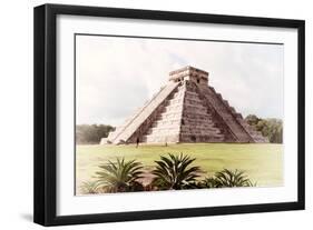 ¡Viva Mexico! Collection - El Castillo Pyramid in Chichen Itza XI-Philippe Hugonnard-Framed Photographic Print