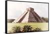 ¡Viva Mexico! Collection - El Castillo Pyramid in Chichen Itza XI-Philippe Hugonnard-Framed Stretched Canvas