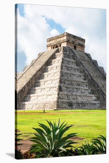 ¡Viva Mexico! Collection - El Castillo Pyramid in Chichen Itza XII-Philippe Hugonnard-Stretched Canvas